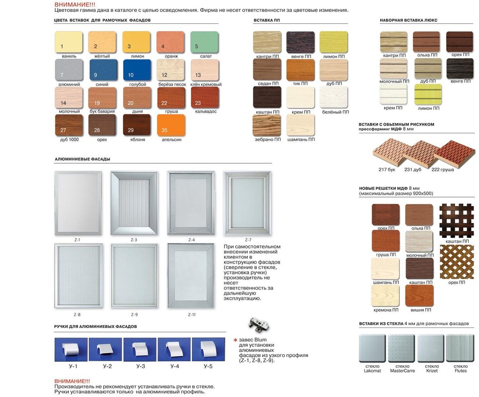 Aluminum profile for kitchen fronts 40 фото