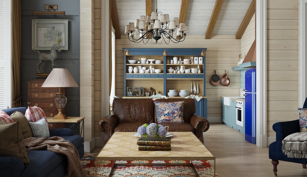 English interior of a country house