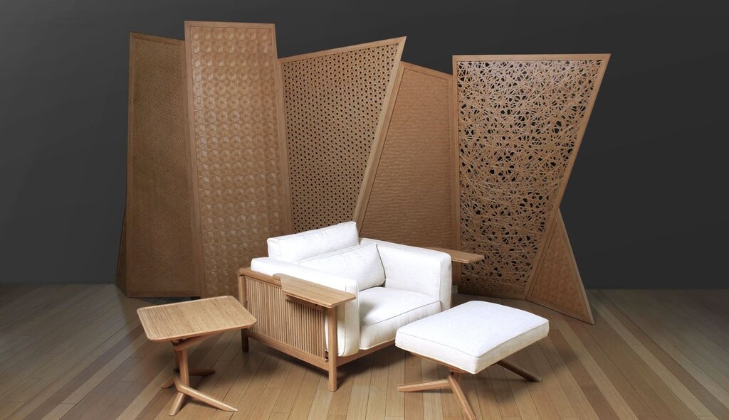 Бамбуковая мебель 34 фото