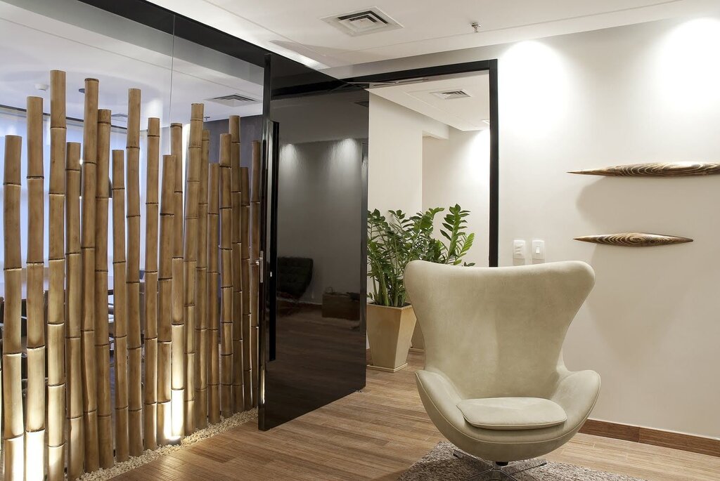 Bamboo partition