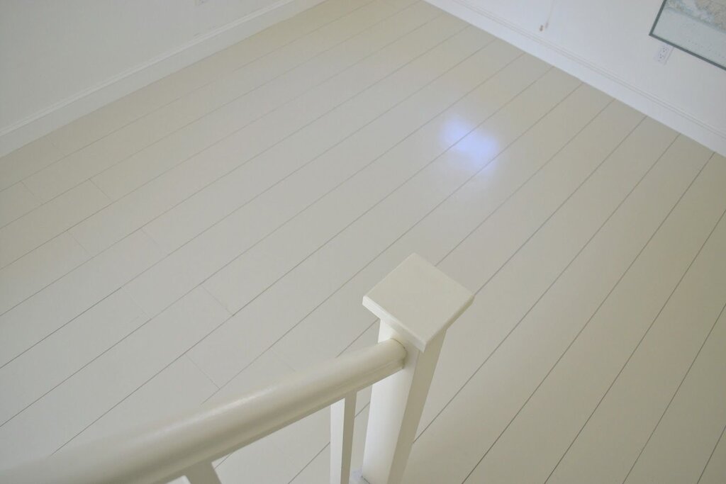 White floor paint