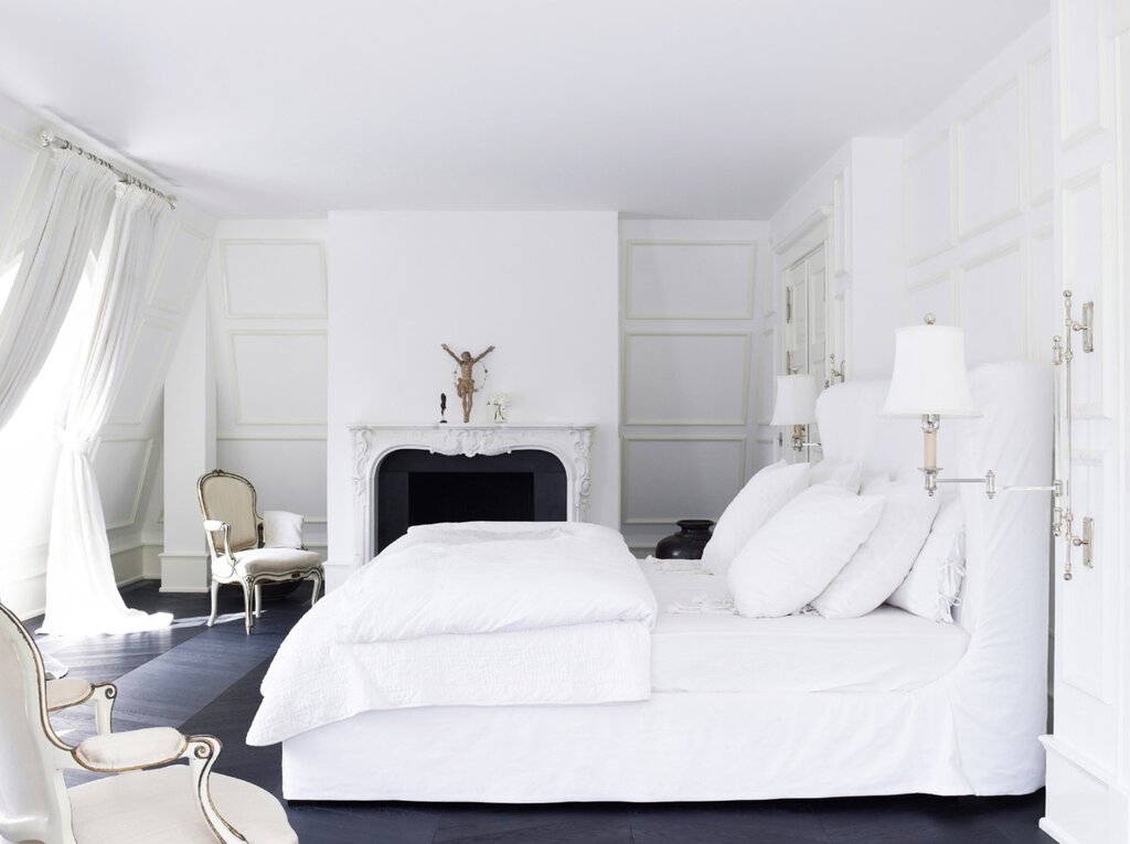 White bedroom