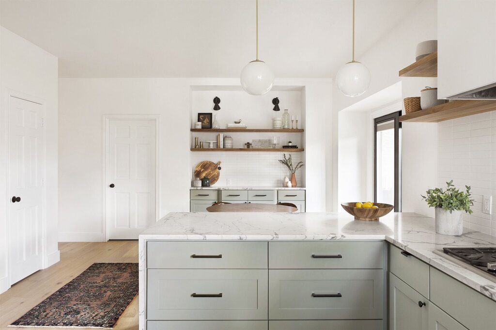 White kitchen cabinet