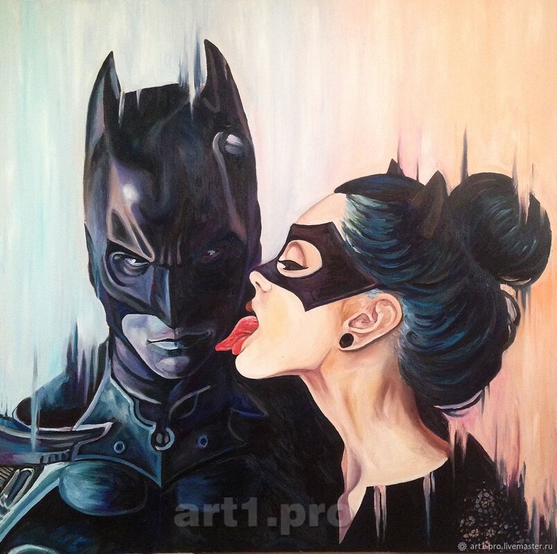 Бэтмен с девушкой картинки