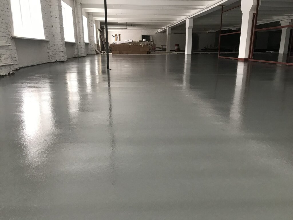 Concrete floors for industrial premises