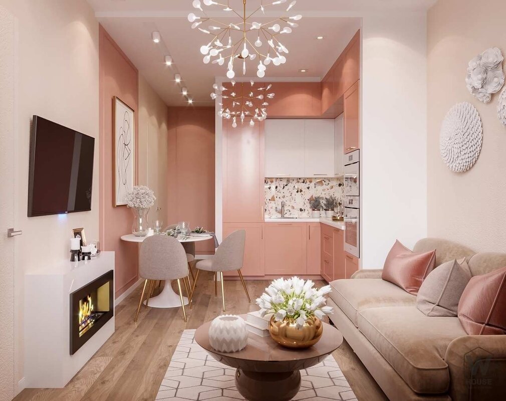 Beige apartment interior