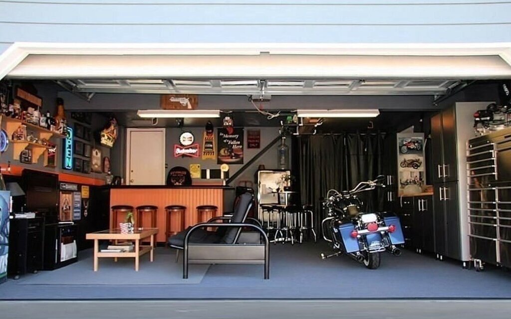Благоустроенный гараж