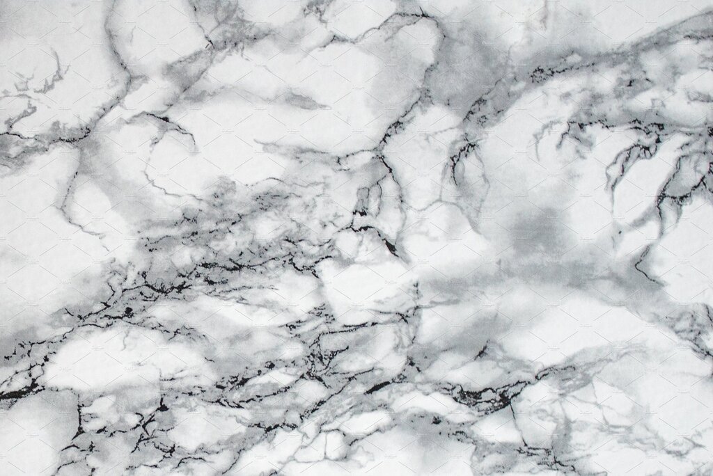 Black and white marble