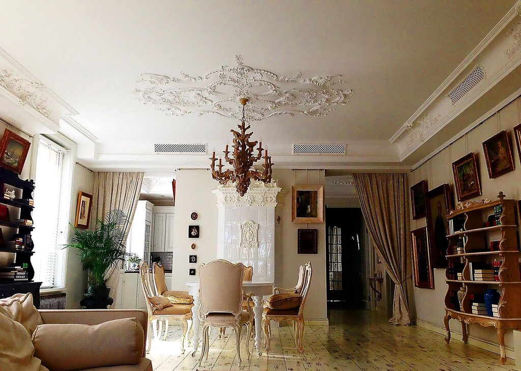 Decorative stretch ceilings