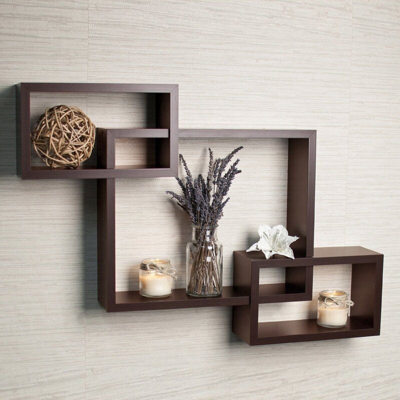 Decorative wall shelves