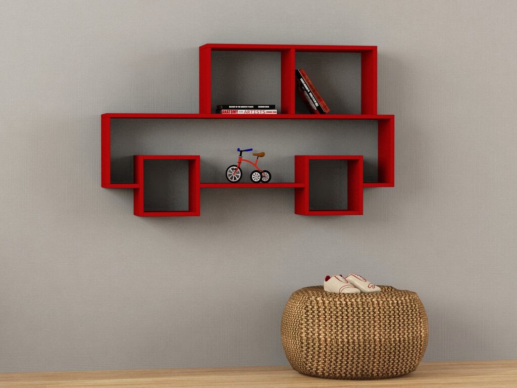 Decorative wall shelves