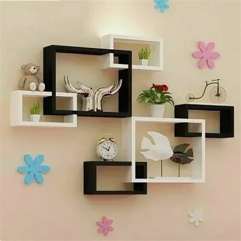 Decorative wall shelves