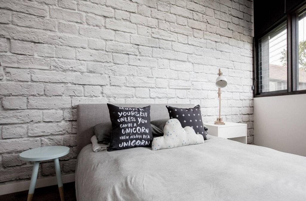 Decorative gray brick