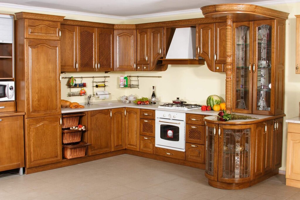 Wooden kitchen set