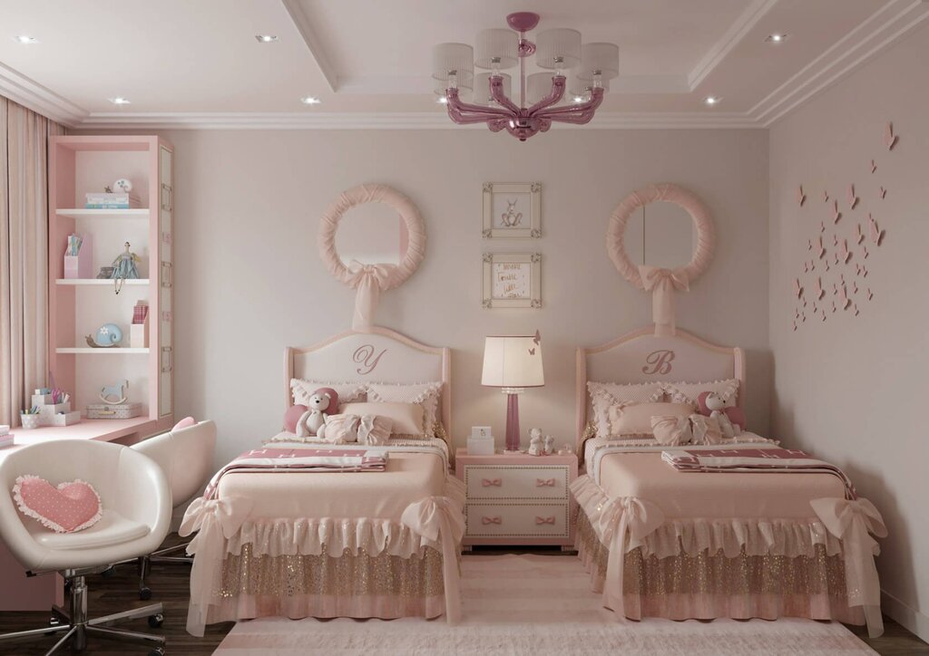 Children's room for two daughters