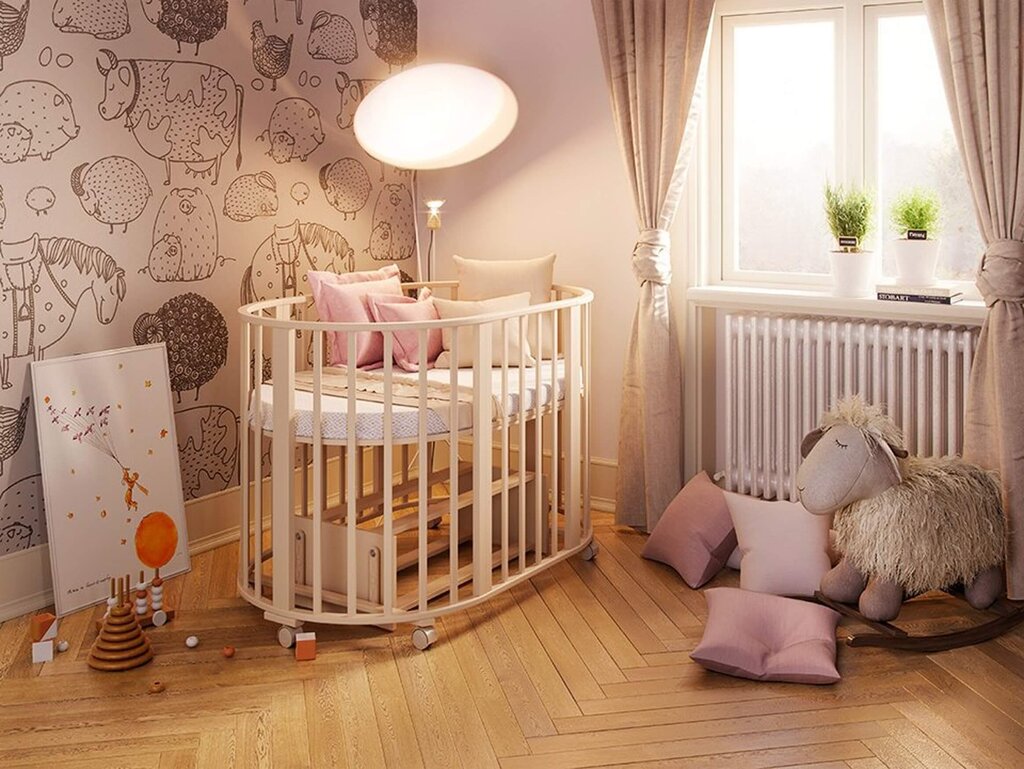 Детская кроватка для новорожденных 33 фото