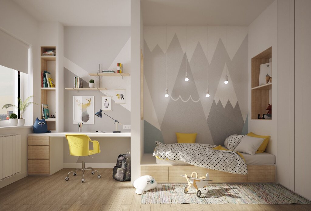 Children's room in the living room