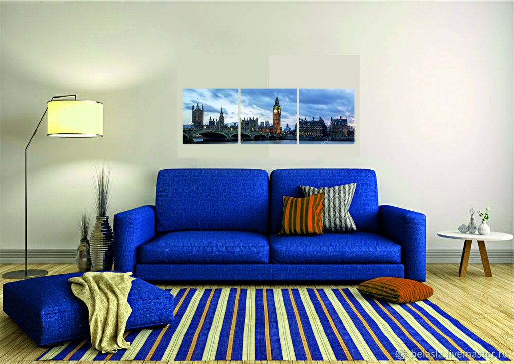 Blue sofa 30 фото