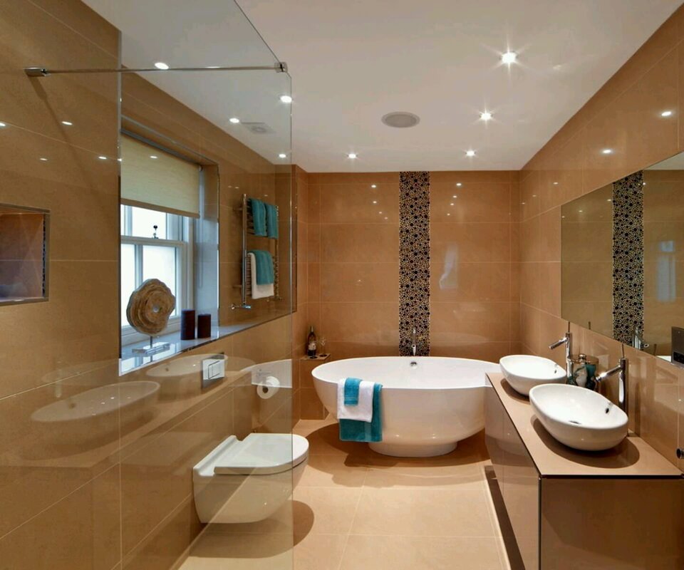 Дизайн потолка в ванной
