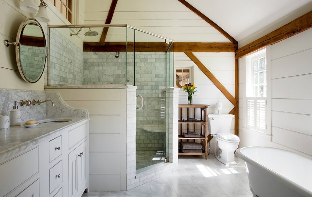 Shower room at the dacha