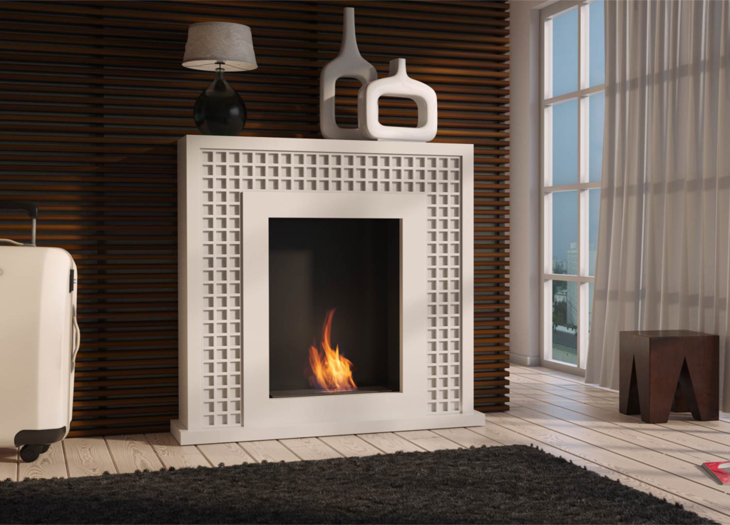 Eco-fireplace for the apartment