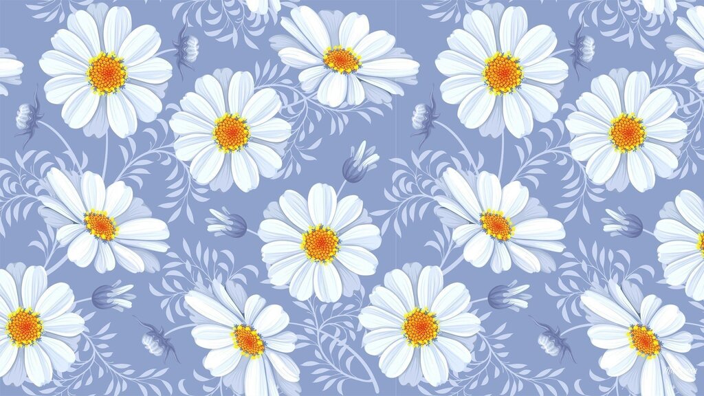 Aesthetic wallpapers with daisies