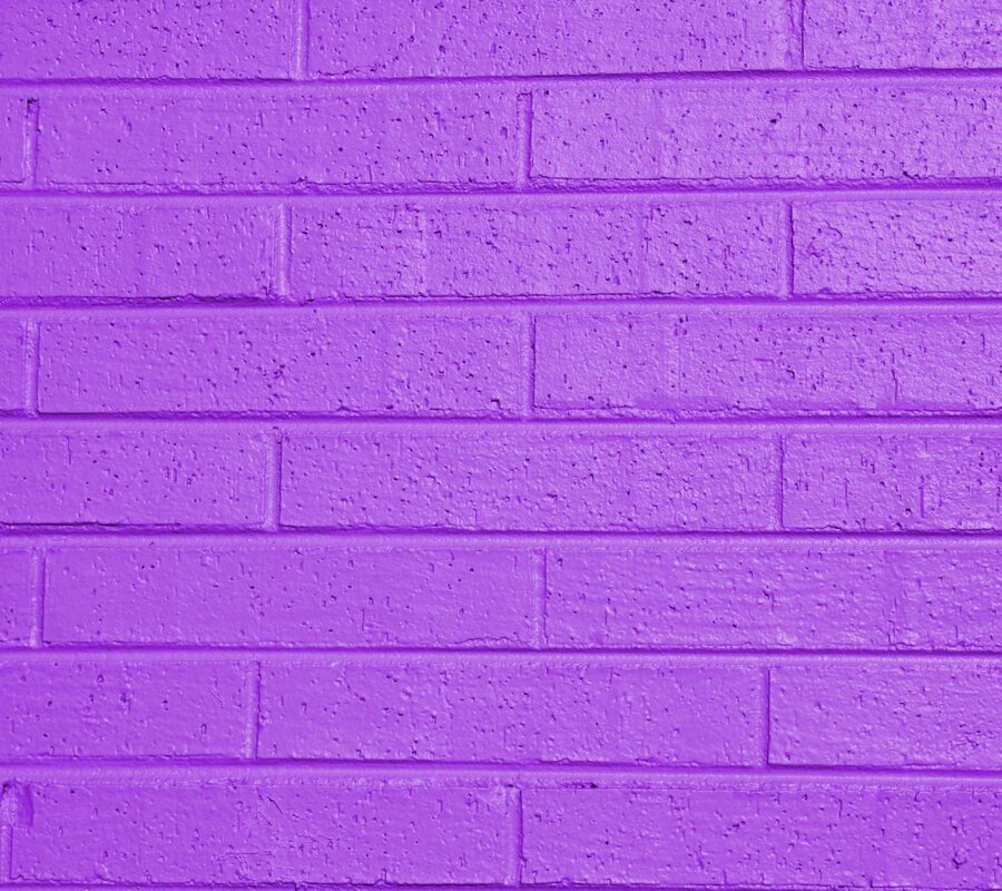 Purple brick wall