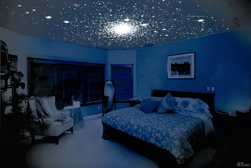 Фотообои на потолок звездное небо
