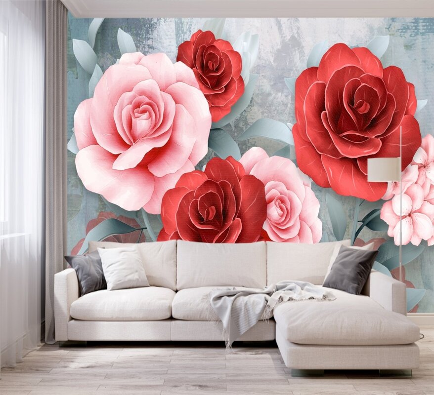 Фотообои на стену розы