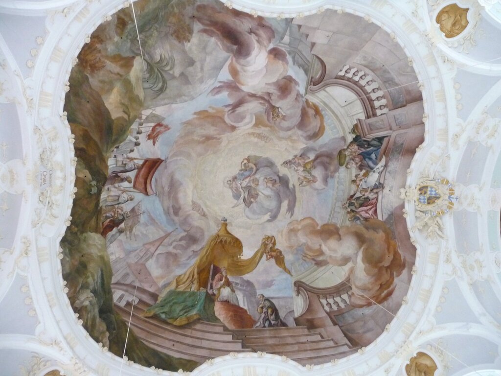 Fresco on the ceiling