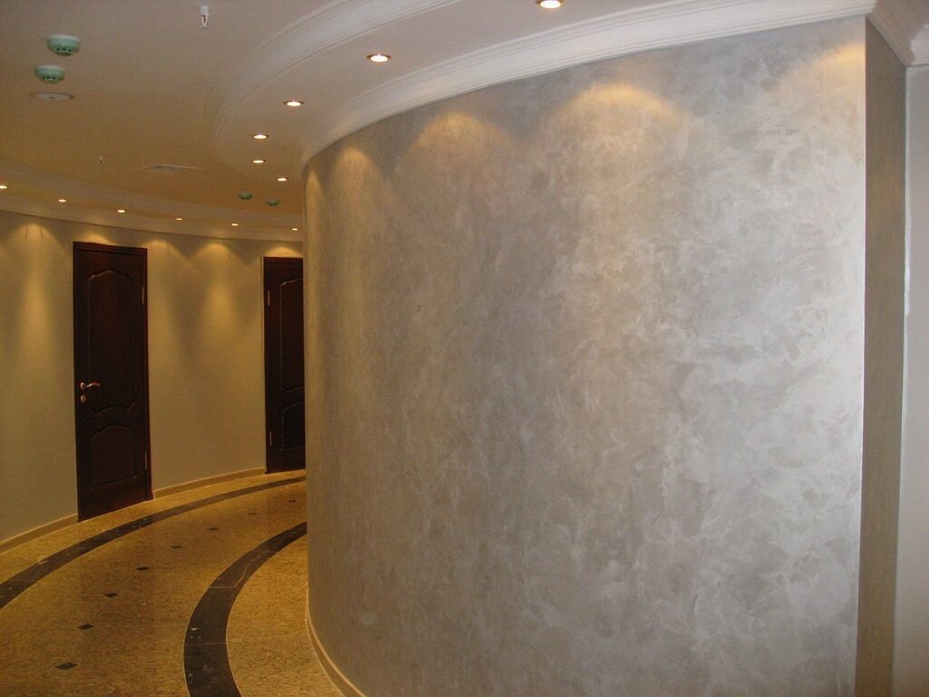 Smooth decorative plaster for walls 39 фото