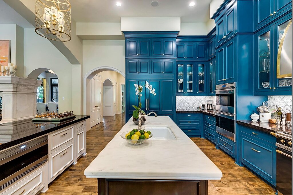 Blue countertop 12 фото