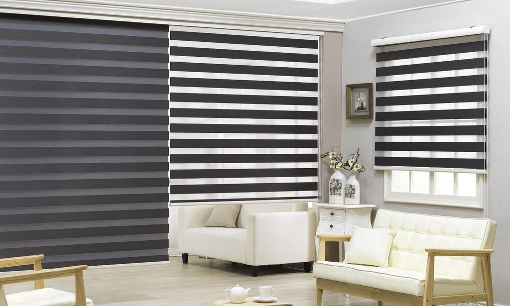 Horizontal automatic blinds 22 фото