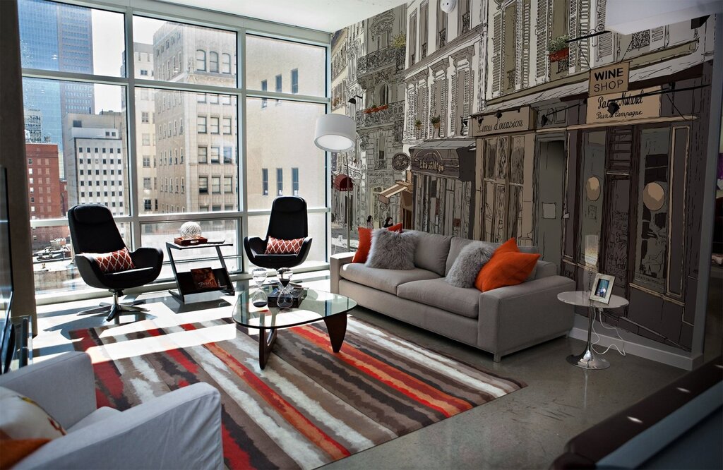 Urban style in interior design