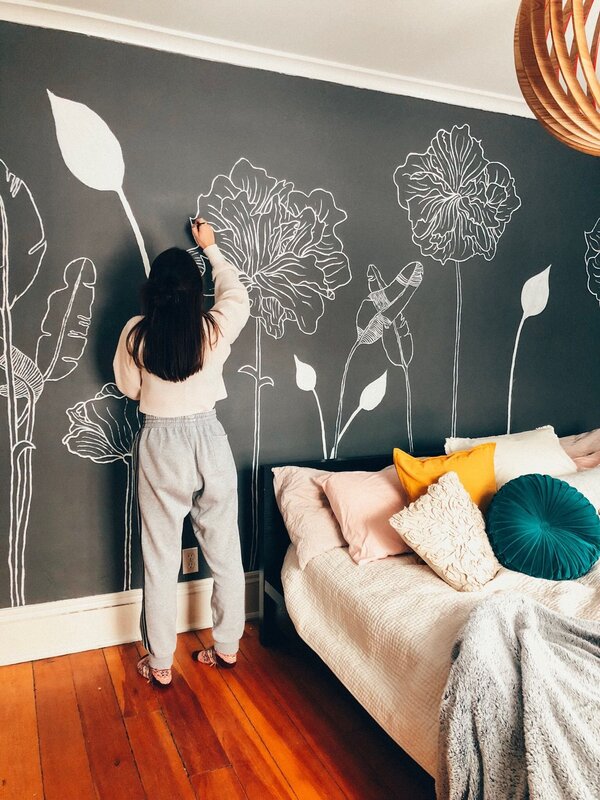 Идеи для покраски стен в комнате