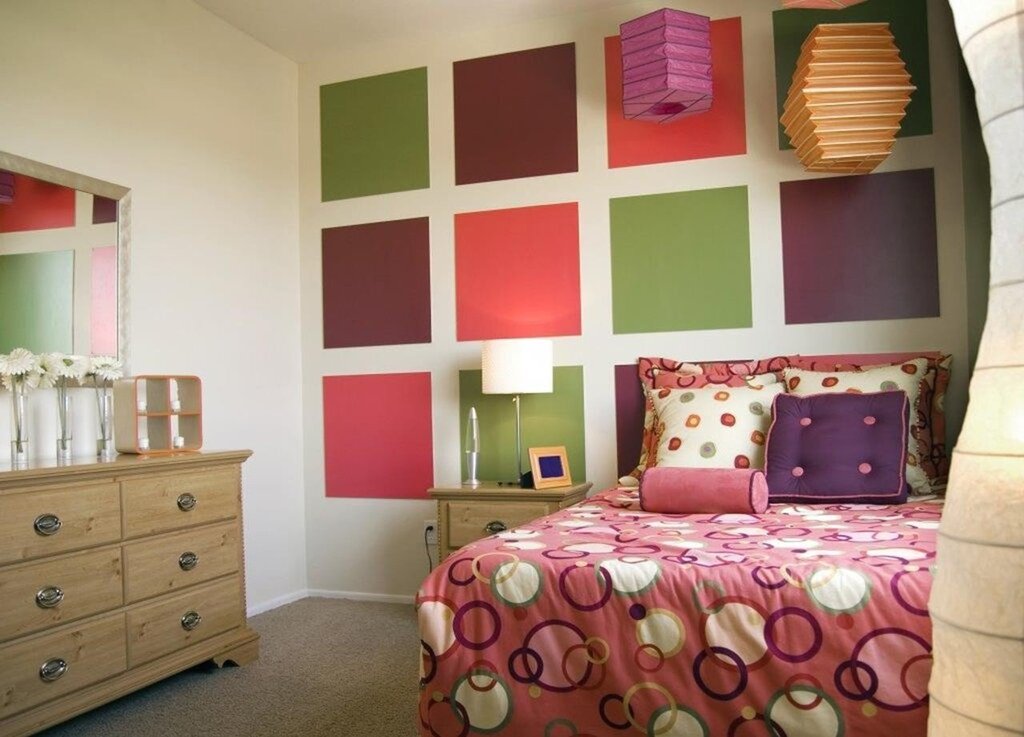 Идеи покраски стен в детской комнате 39 фото