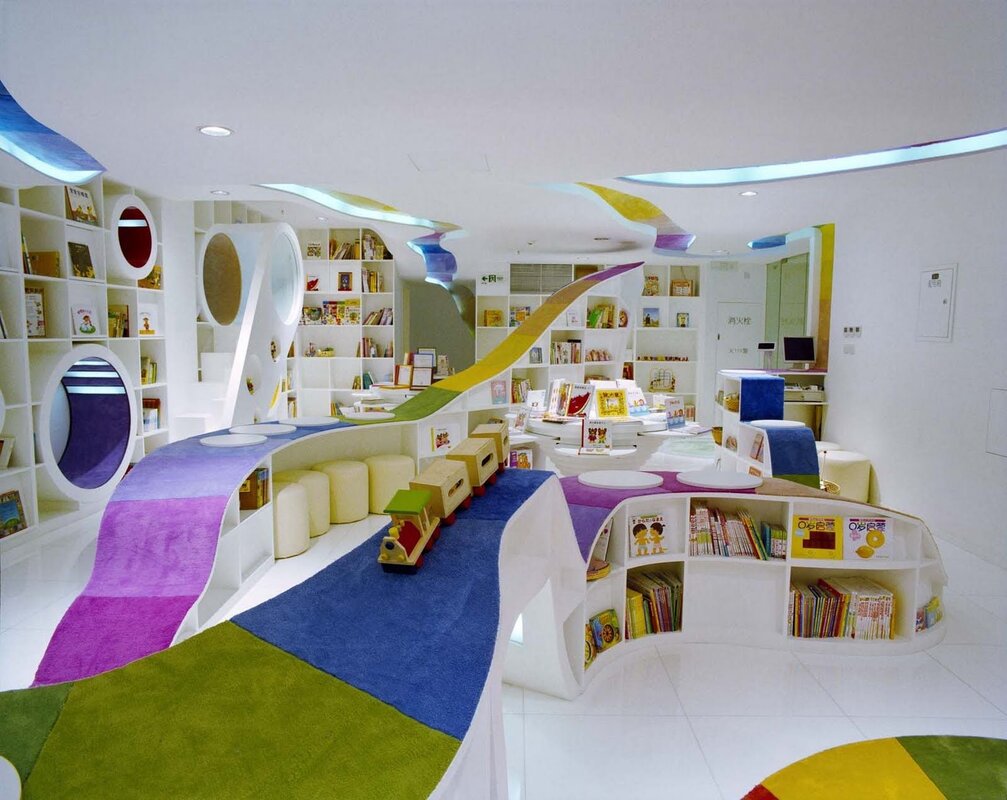Интерьер детской библиотеки