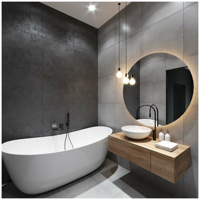 Интерьер ванной комнаты в современном стиле