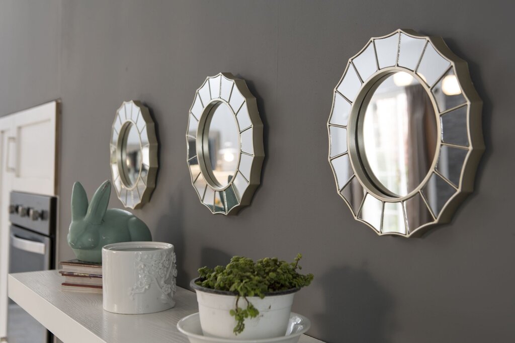 Interior wall mirrors