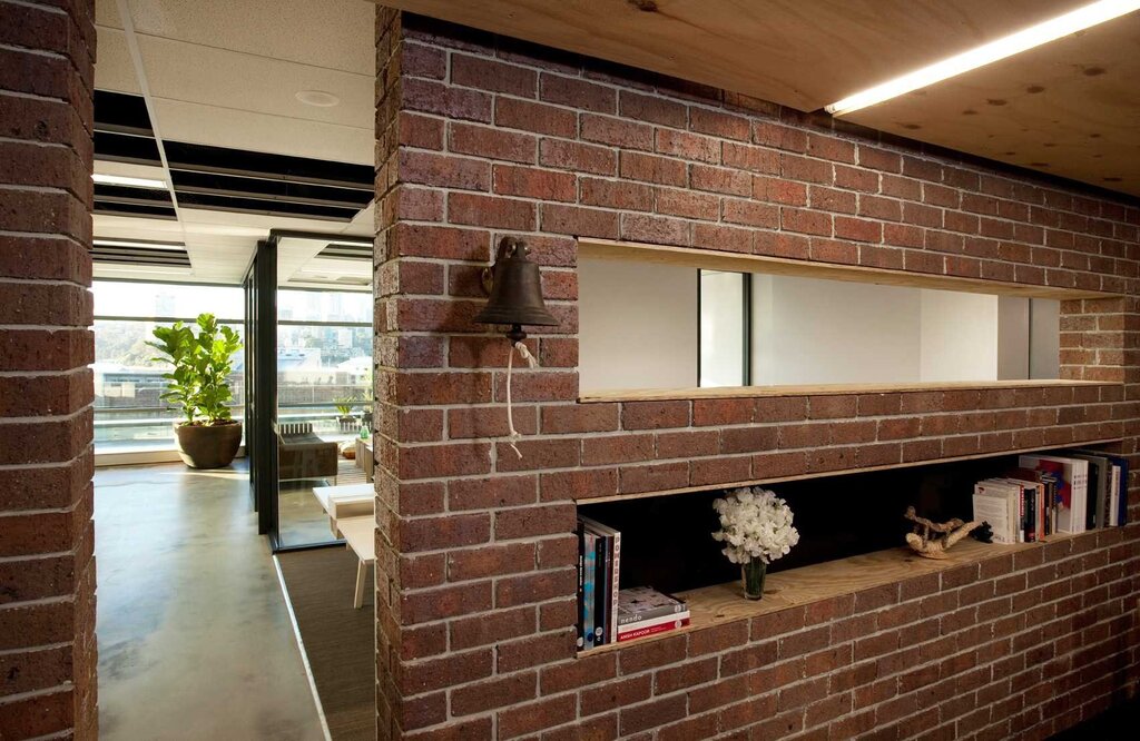 Brick panels for interior decoration