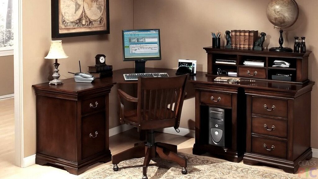 A classic writing desk for the home office