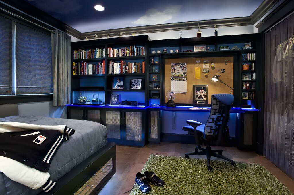 A dream room for a teenage boy