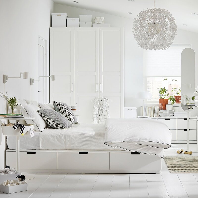 A room in white style