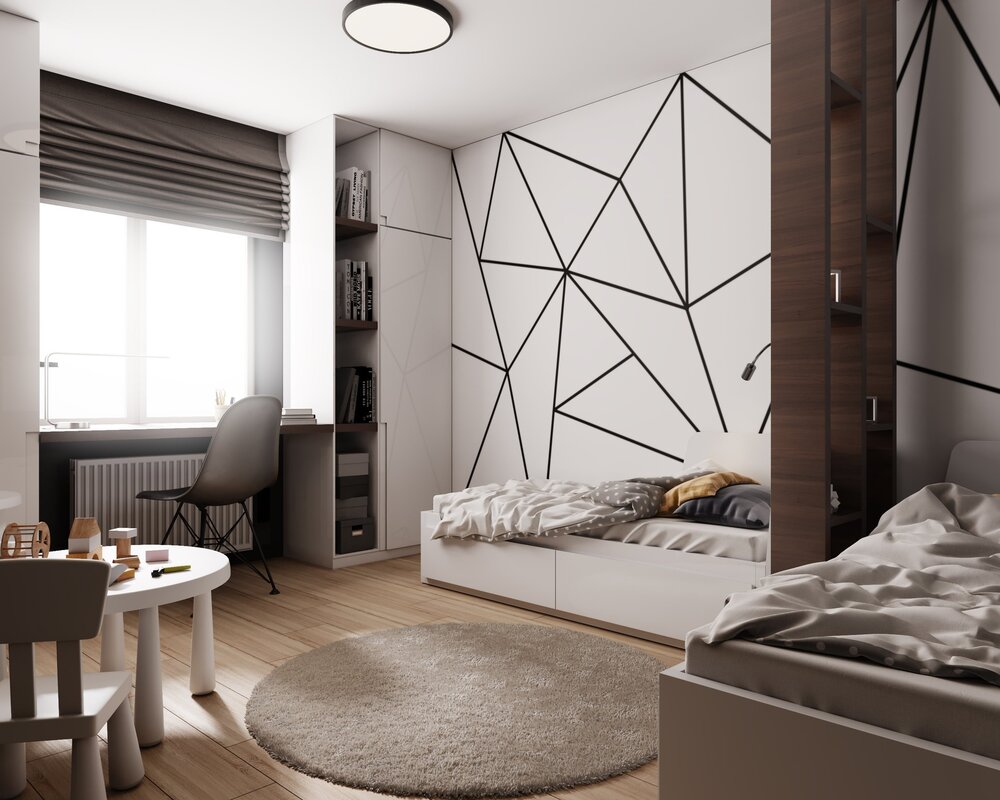 A room in minimalist style