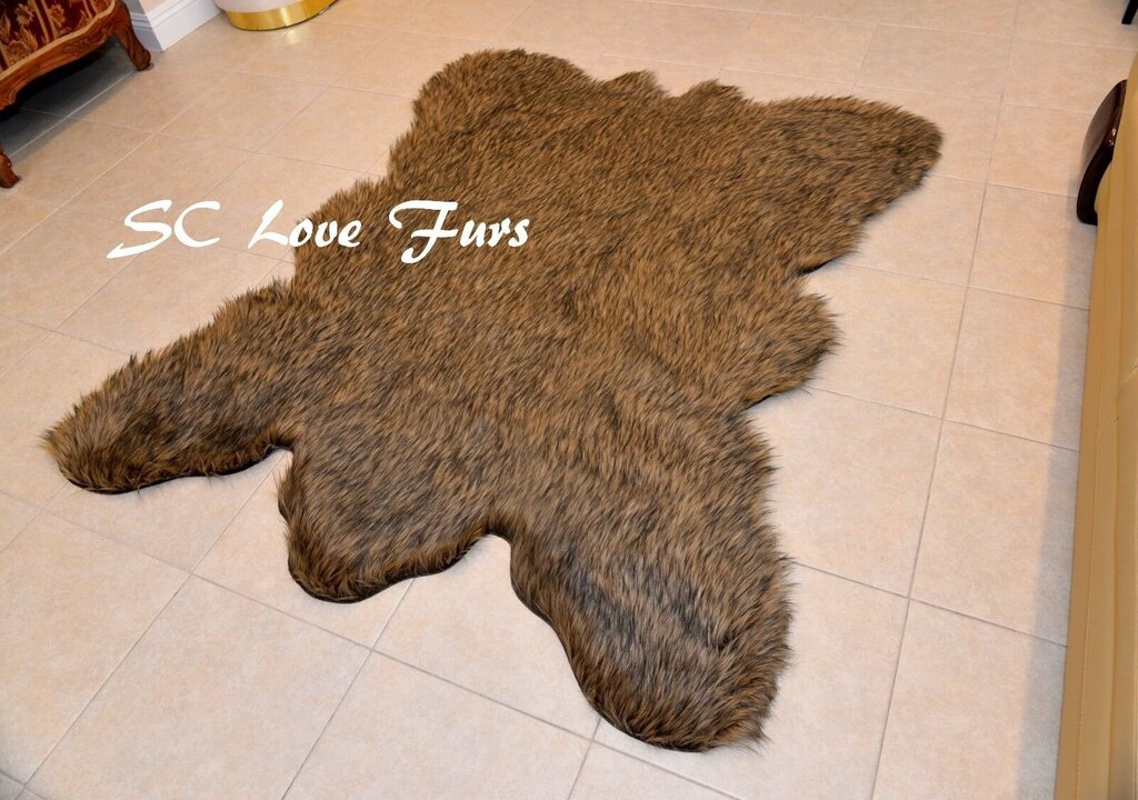 Bearskin rug