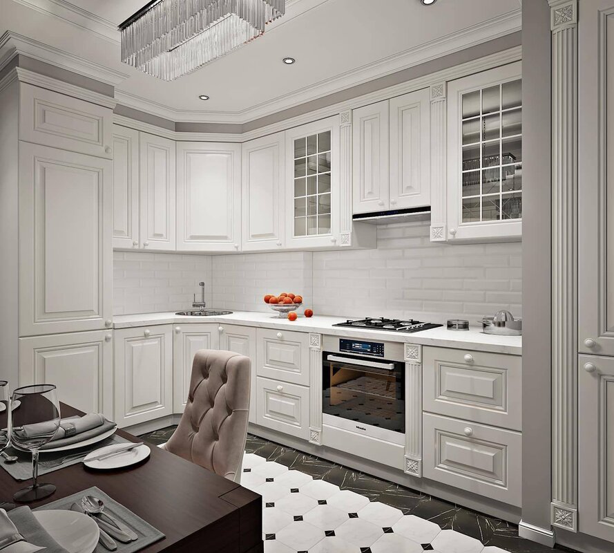 Beautiful white kitchen