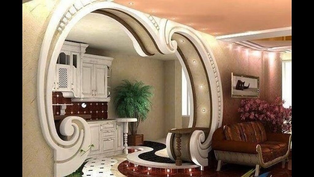 Beautiful arches in the house