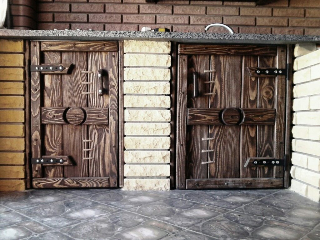 Beautiful wooden doors