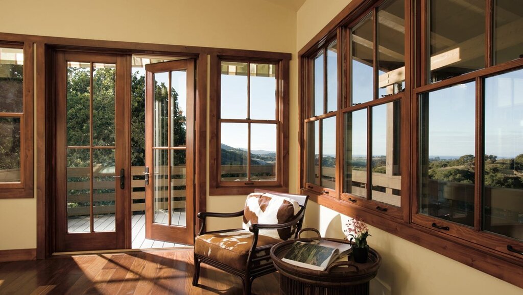 Beautiful wooden windows