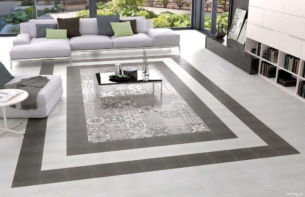 Beautiful porcelain stoneware floor